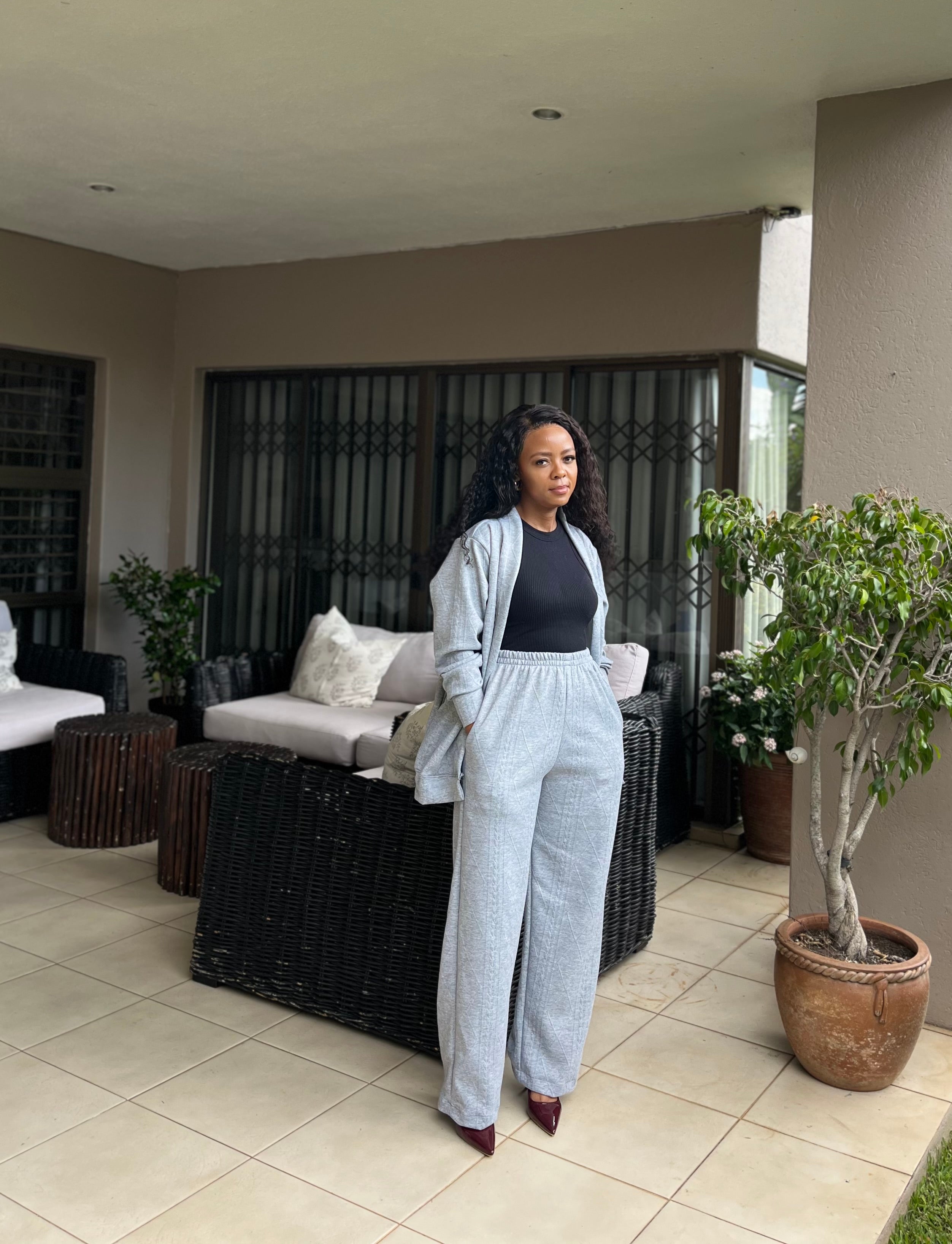 Grey tracksuits