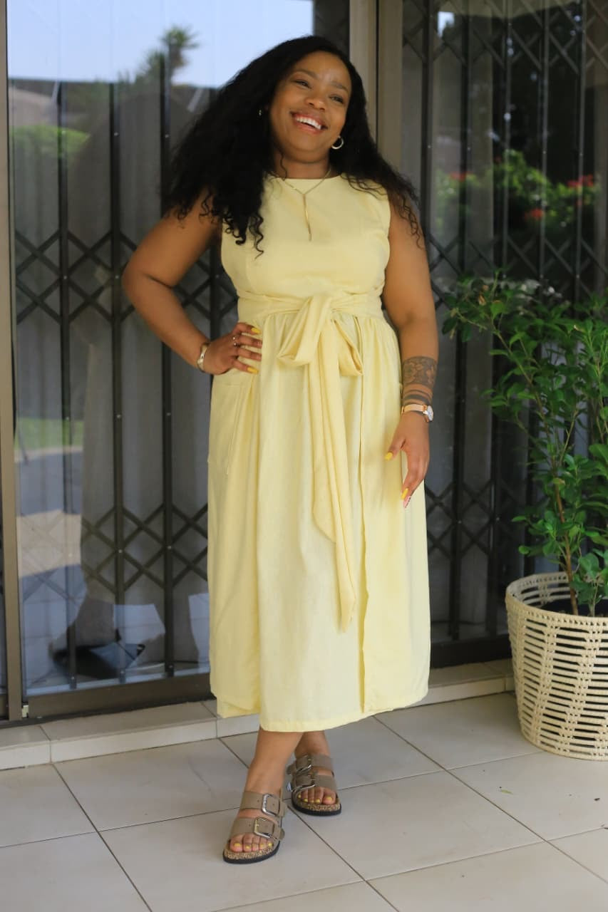 Butter-yellow Euphenia dress