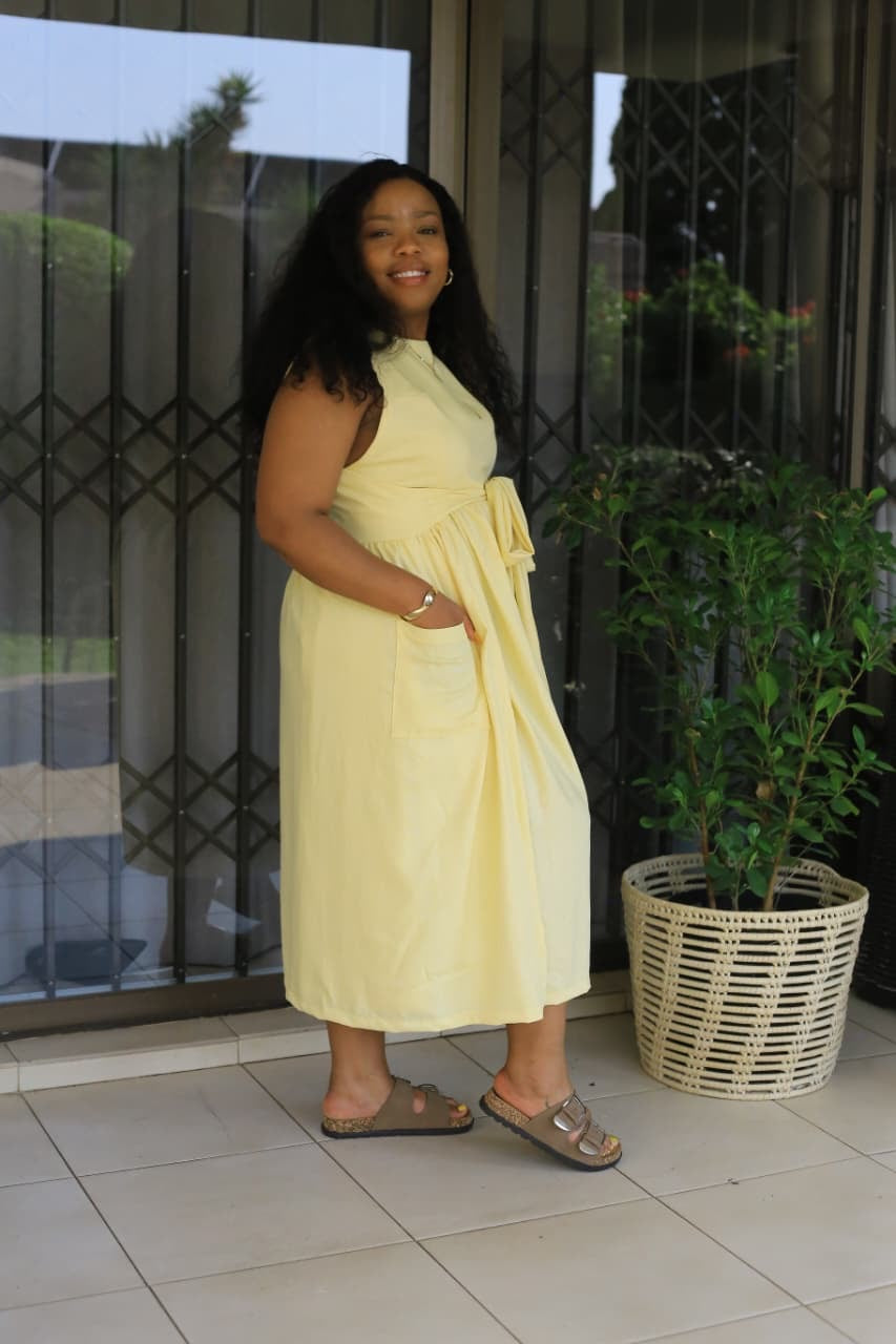 Butter-yellow Euphenia dress