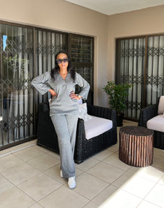 Grey pants set