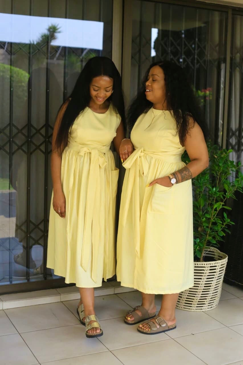 Butter-yellow Euphenia dress