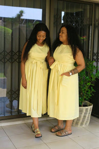 Butter-yellow Euphenia dress