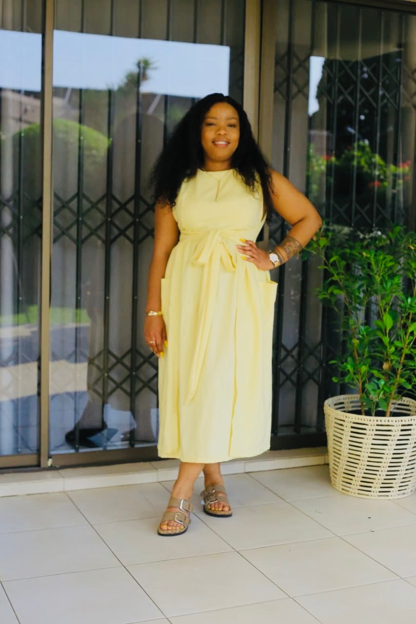 Butter-yellow Euphenia dress