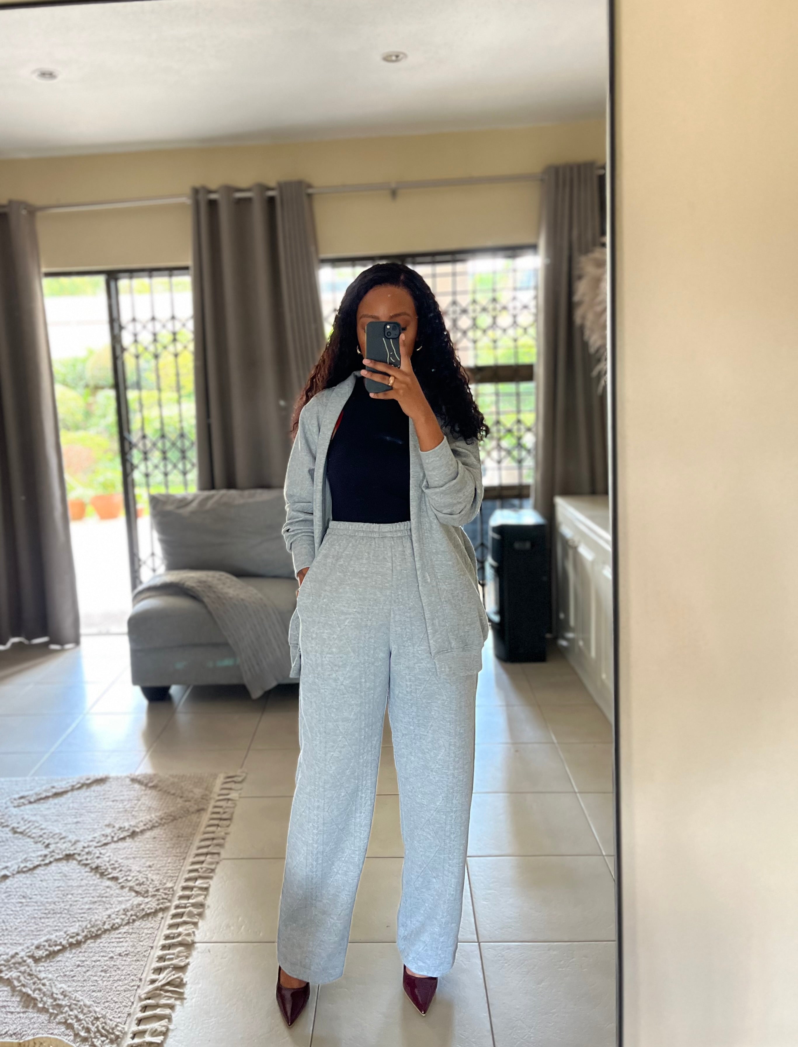 Grey tracksuits