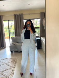 Grey tracksuits