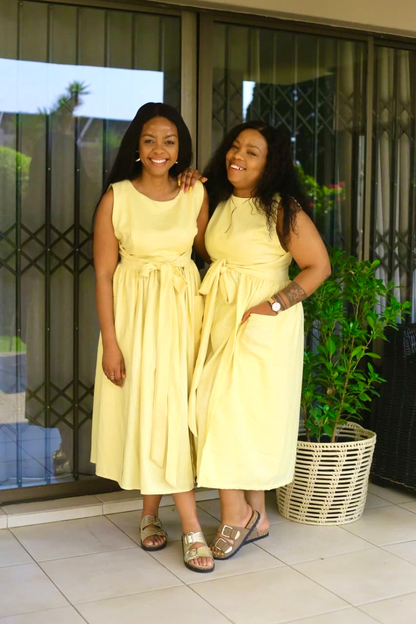 Butter-yellow Euphenia dress