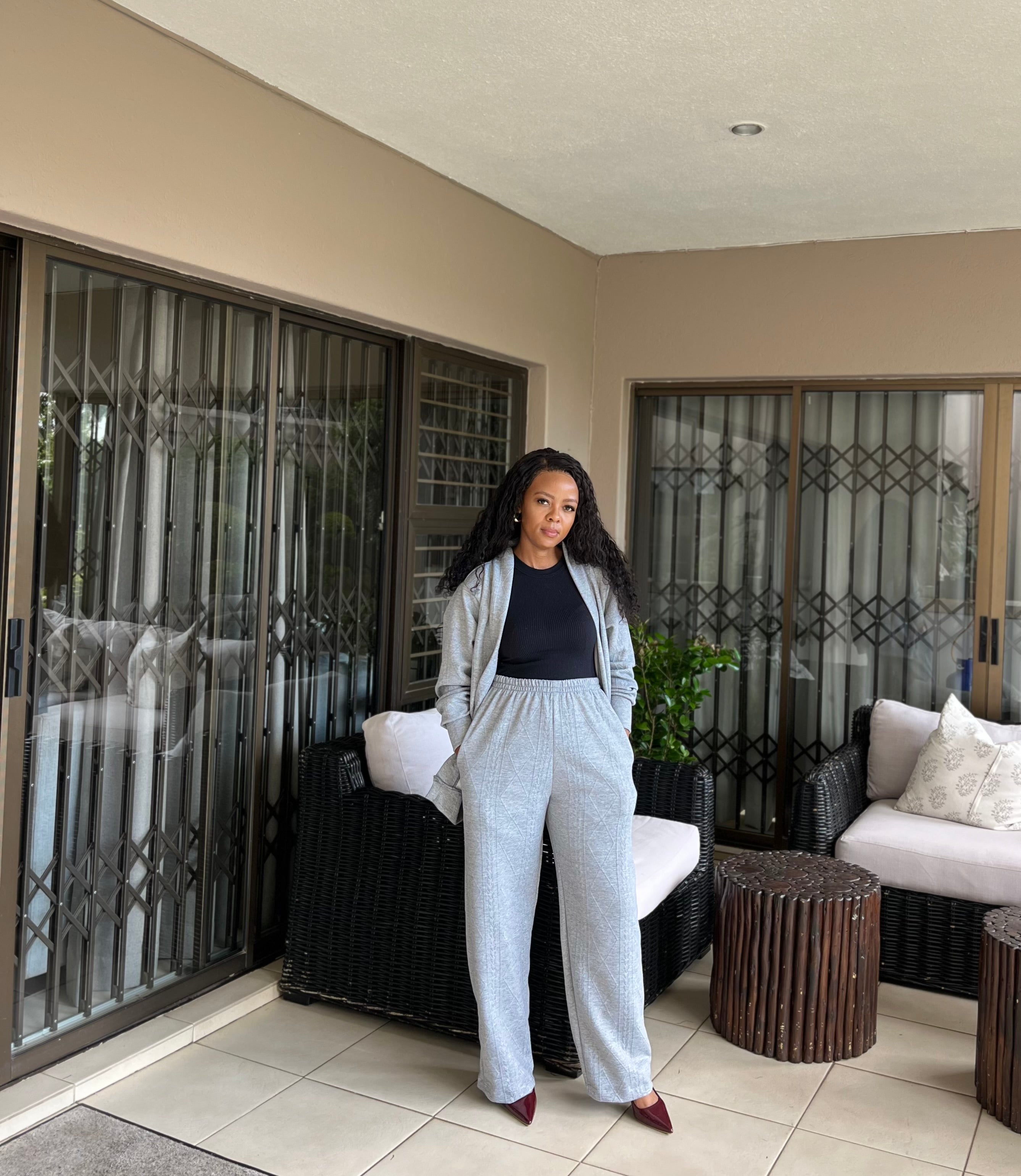 Grey tracksuits