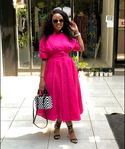 Ceres pink Lesego dress